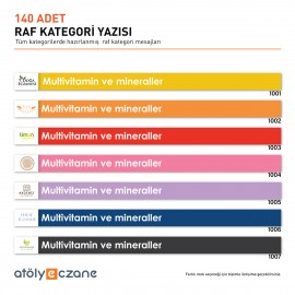 Raf Kategori Yazıları - 140 ADET