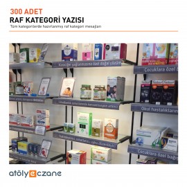 Raf Kategori Yazıları - 300 ADET